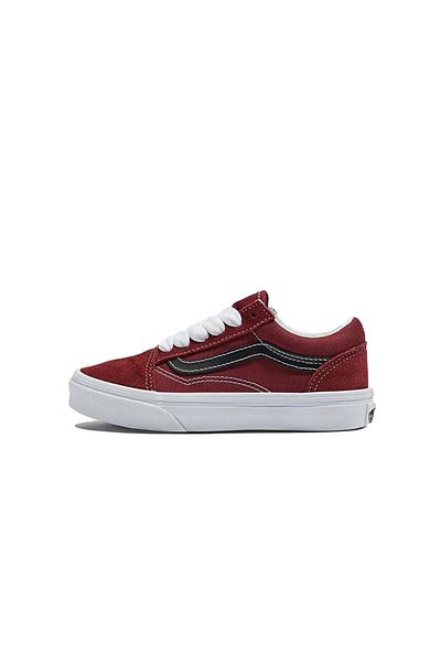 Vans Old Skool Red Children's Casual Shoes - Vn000Cyvmdb1