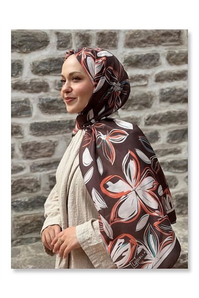 locella Patterned Cotton Shawl