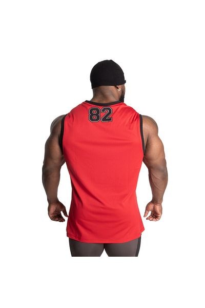 BETTER BODIES Chili Red Iron Mesh Tank