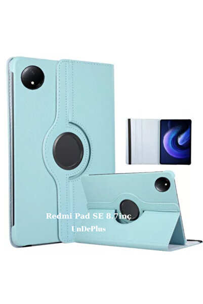UnDePlus Xiaomi Redmi Pad SE 8.7inç Kılıf 360 Dönebilen Standlı Case (RedmiPad SE 11inçDeğildir)