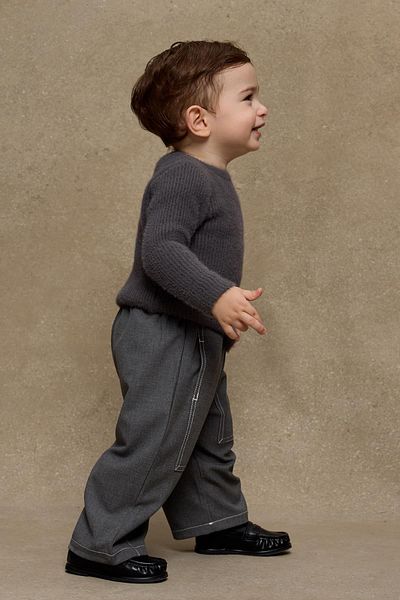 Fahhar Kids Pulover moale antracit