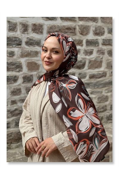 locella Patterned Cotton Shawl