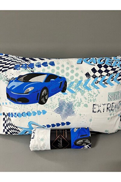 mihriban ملاءة مطاطية بعجلات واحدة وغطاء وسادة مقاس 100×200 سم