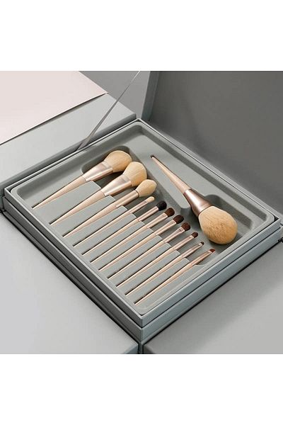 gaman Design elegant, cutie specială, pensule super moi, set de pensule de machiaj de 12 piese, cu mâner confortabil de prins