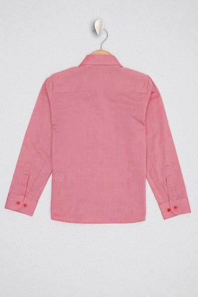 U.S. Polo Assn. БАЗА. Поло Асоциация Червена риза с дълъг ръкав за момче - 50222556