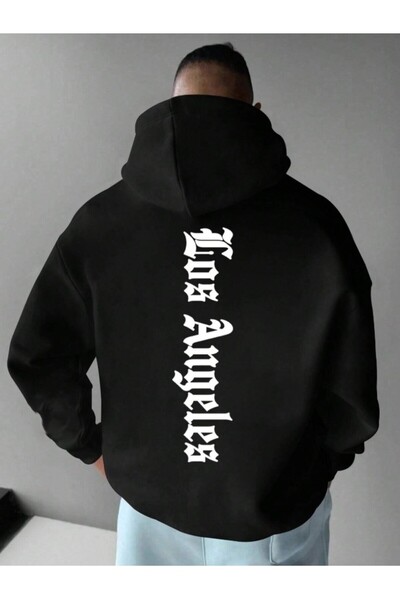 Derays سويت شيرت بطبعة عمودية لوس أنجلوس