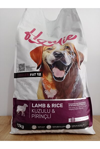 Homie Kuzulu ve pirinçli yetişkin köpek mamasi