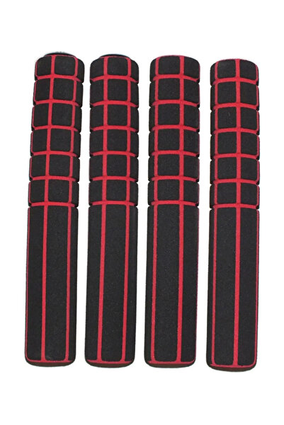 PeraPelis Bisiklet Gidon Elcik Boynuz Sünger 4'lü Kırmızı - Siyah