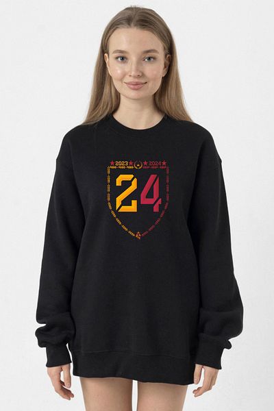 Tshirthane 24 Championships Black Women's 2Ip Sweatshirt