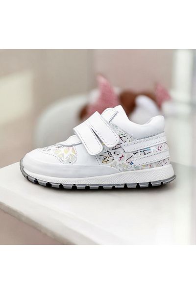 JOJO KIDS Adidași ortopedici din piele naturală pentru fete - talpă anti-alunecare