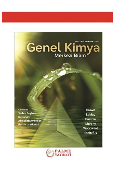 Palme Yayınevi GENEL KİMYA MERKEZİ BİLİM (ÇEVİRİ) (PALME)