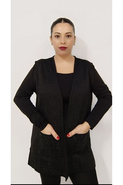 AKŞEN GİYİM Large Size Steel Mesh Spreader sand Pattern Two-pocKet Short Vest for Mother