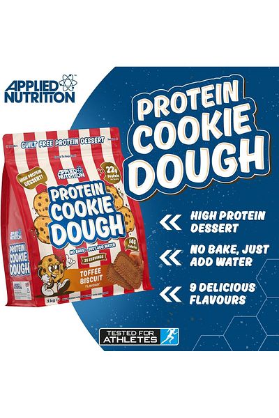 applied nutrition Applied Nutrition Protein Cookie Dough, Toffee Biscuit, 1 kg