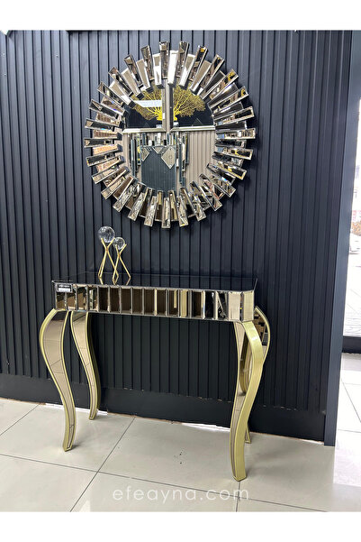 Efe Ayna SİNDİRELLA-BRONZ DRESUAR & PİYANO AYNA TAKIMI (*4 AYAKLI*)