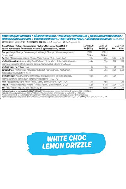 applied nutrition Protein cookie dough with white chocolate lemon sauce, 1 kg
