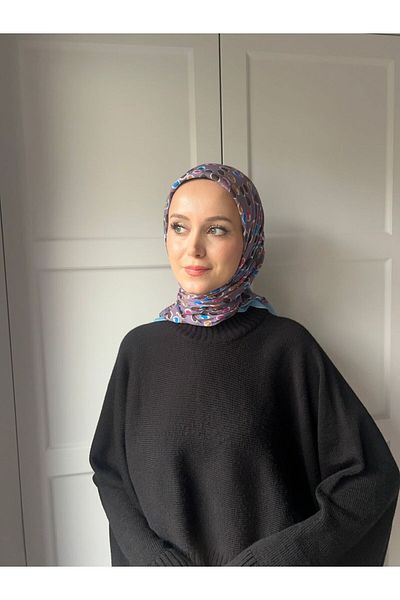 Modakaşmir Moonlit Pattern Bamboo Scarf