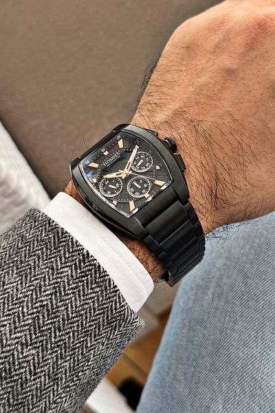 Homies Men's Wrist Watch Rectangular Original 2 Years Warranty All Functions Work Gift Bracelet