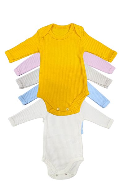 Akface Cotton Combed Cotton Snap Fastener Newborn and Baby Corded Undershirt Bady Bodysuit