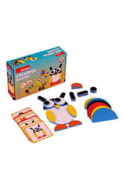 KIRTASİYEN Colorful Shapes Tangram Seti