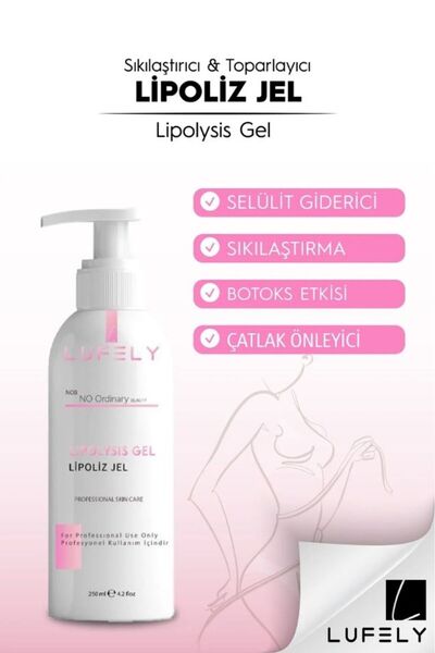 LUFELY Selülit ve Çatlak Karşıtı Bölgesel İncelmek İçin Soğuk Lipoliz Jel 250 ml
