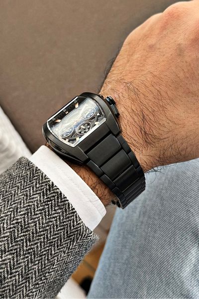 Homies Men's Wrist Watch Rectangular Original 2 Years Warranty All Functions Work Gift Bracelet