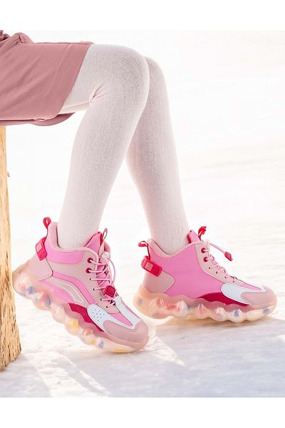 Kocamanlar Ayakkabı Cool Edi Air Bosst Orthopedic Sole Unisex Παιδικές Μπότες ΡΟΖ