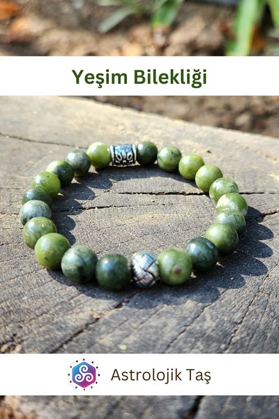 Tasarım Natural Stone Jade Bracelet