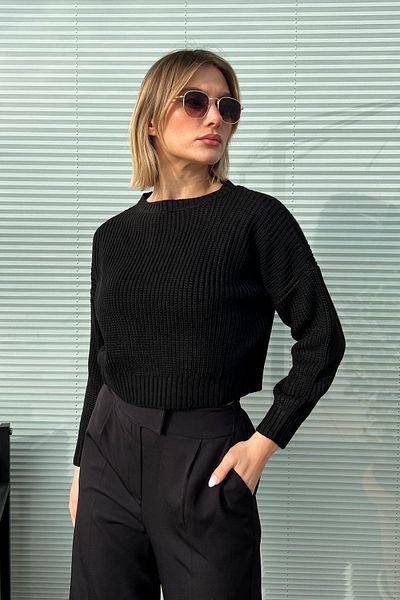 ModaPlaza Pulover crop pentru femei 5057