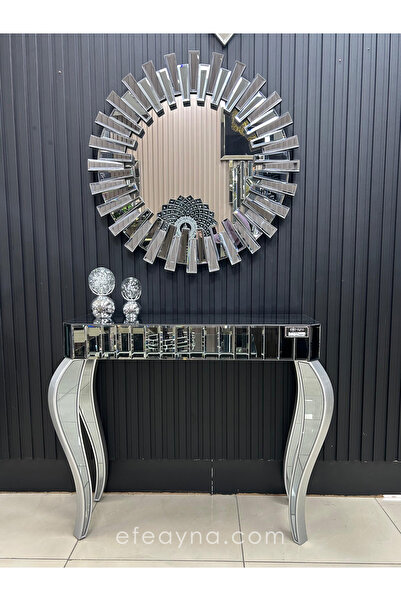 Efe Ayna SİNDİRELLA-FÜME DRESUAR & PİYANO AYNA TAKIMI (*4 AYAKLI*)