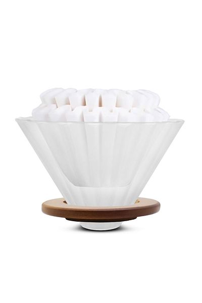 MIBRU Drip funnel size 01 suitable for v60 and Kalita filters with 30 filter Snowy