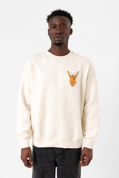 Tshirthane Ανδρικό φούτερ One Piece Anime Bepo Ecru 2ip