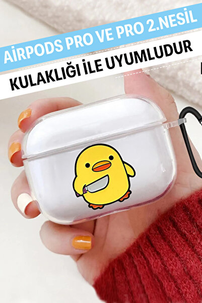 WANNA PROTECT Airpods Pro ve Airpods Pro 2. Nesil Uyumlu Desenli Silikon Airp...