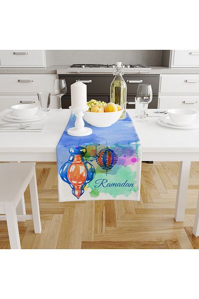 Filamente Ramadan Runner / Ramadan Pattern / Rezistent la pete - Tesatura Micropetek lavabila 140x40
