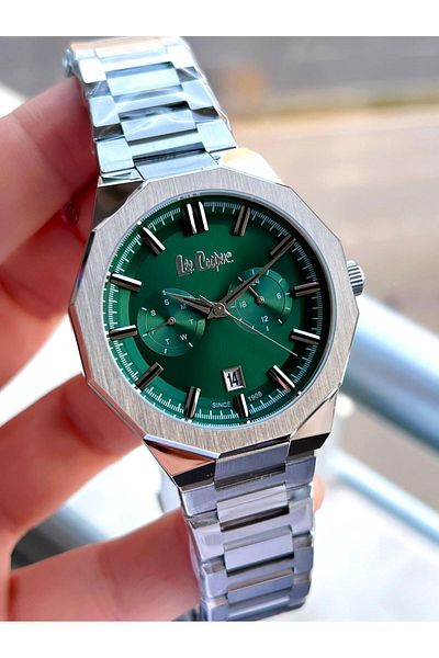 Lee Cooper 5 Atm Water Resistant Men's Wristwatch - Steel Band with Internal Functions Active Vs.Blkt.0015