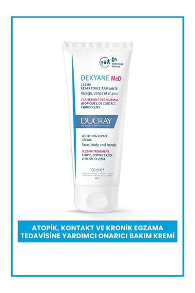 Ducray DEXYANE MeD Cream Atopik, kontakt ve kronik tedavisi için yatıştırıcı ve onarıcı krem