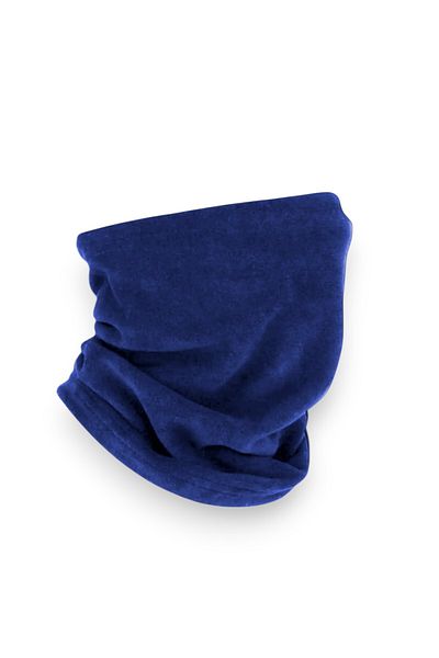 Line Smart Men's Navy Blue Fleece Neck Collar