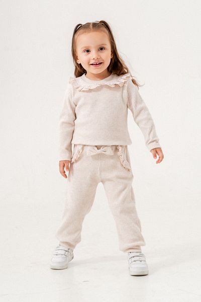 HAUSEkids 1-9 χρονών Κοριτσάκι Τυρκουάζ Βαμβακερό Σετ - Latte