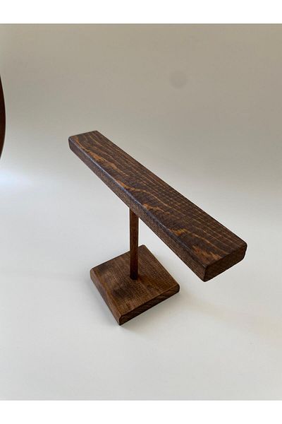 segalife Wooden Decorative Taki Stand Necklace Watch - Wheel Organizer