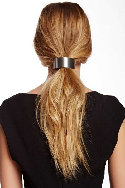 ella'nın çarşısı Cataramă pentru coadă de cal, de culoare metalică, cu sistem...