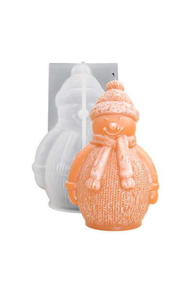 Getshopmini Silikon Mum Kalıbı Yılbaşı Noel Baba Ev Dekorasyon Mum Kalıpları ...