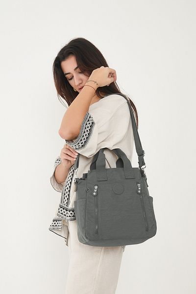 Çanta Trend Sanmorris Unisex Υπερμεγέθη Αδιάβροχο Αλεξίπτωτο Υφασμάτινο Τσάντα δώρου μαϊμού με διαγώνιο ιμάντα ώμου