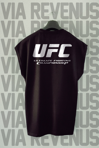 Vordevia UFC / Ultimate Fighting Championship Ön ve Arka Baskılı %100 Pamuk S...