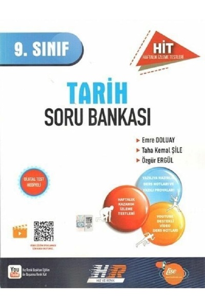 Genel Markalar Hız ve Renk 9. Sınıf Tarih HİT Soru Bankası Hız ve Renk Yayınları