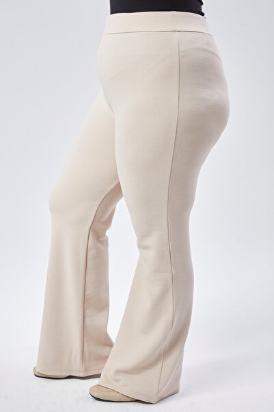 SYM Γυναικείο ελαστικό παντελόνι με ισπανικό πόδι