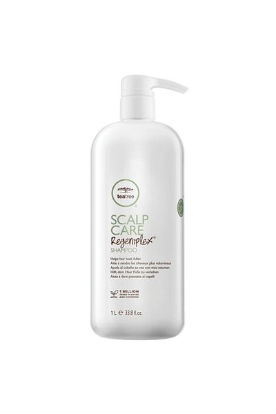 Paul Mitchell Tea Tree Scalp Care Regeniplex Plumping Shampoo for Thin String Hair 1000ml