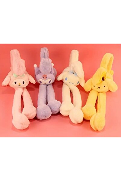 EBMER Kulakları Kalkan Hareketli Peluş Kulaklık Havalı Oynar Sesli Yüksek Peluş Kaliteli Kulaklik