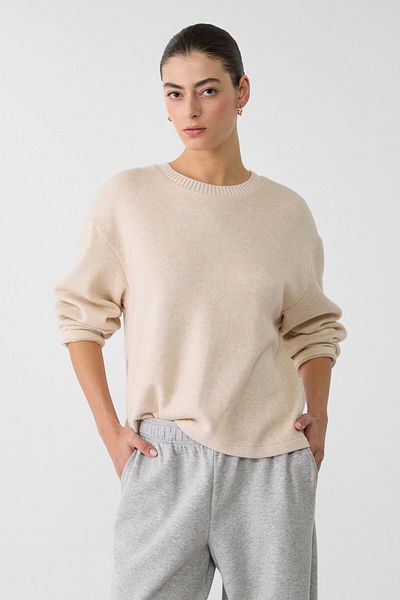 Stradivarius Knit round neck T-shirt