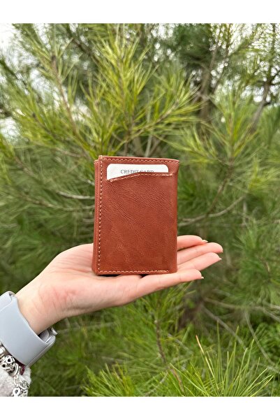 gökstore Καφέ Ταν Χρώμα Δερμάτινο Μηχανικό Ανδρικό Πορτοφόλι Θήκη για Κάρτες ...