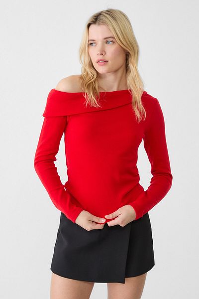 Stradivarius كرة محبوكة غير متماثلة