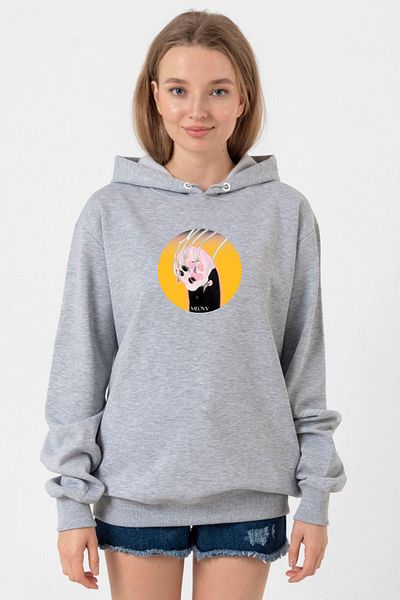 Tshirthane Meovv Meow Grimelange Women's 3Ip Hooded Sweatshirt